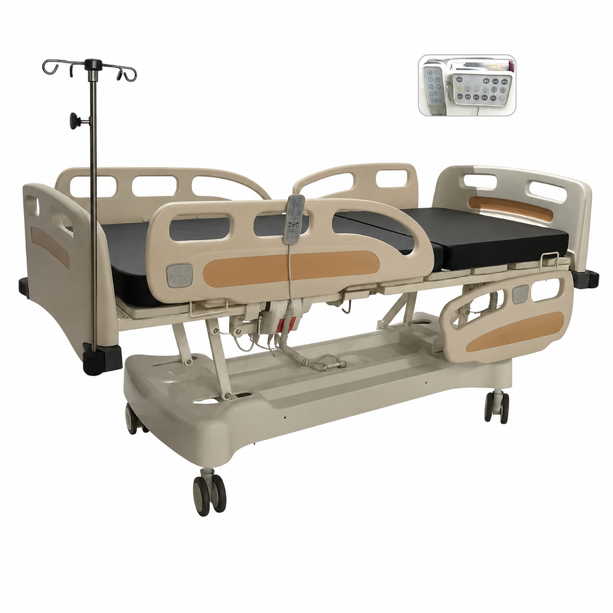 FIVE FUNCTIONS ELECTRIC ICU BED